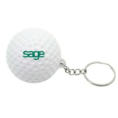 Stress Golf Ball Keyring